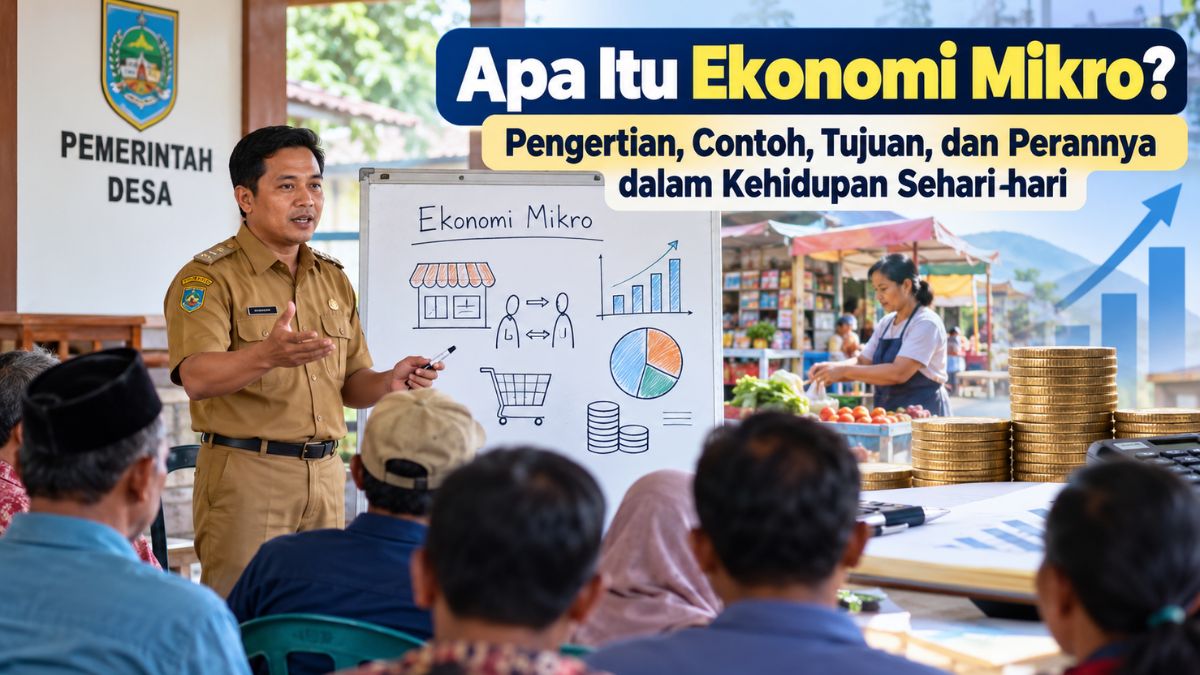 Apa Itu Ekonomi Mikro? Pengertian, Contoh, Tujuan, dan Perannya dalam Kehidupan Sehari-hari