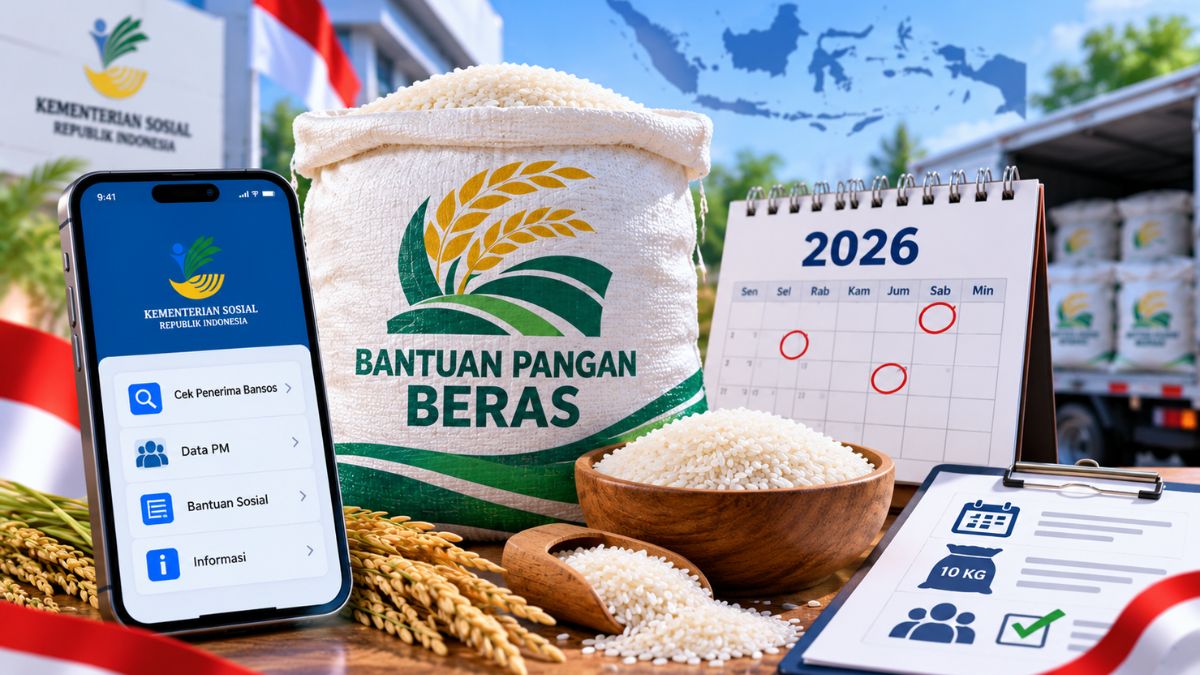 Bansos Beras Kapan Cair 2026? Cek Jadwal, Jumlah Bantuan, dan Cara Cek Penerima