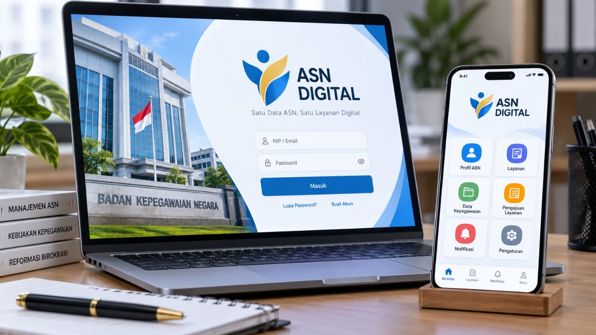 Cara Akses ASN Digital BKN Terbaru 2026 bagi PPPK dan PNS, Begini Langkahnya