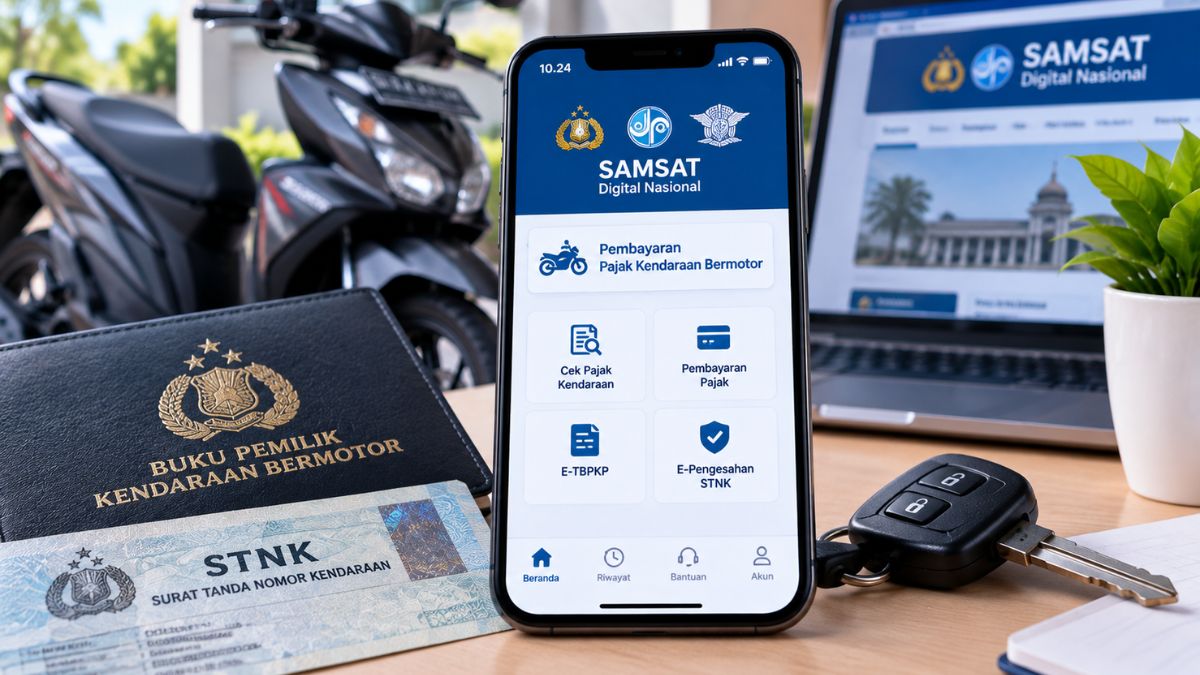 Cara Bayar Pajak Motor Online 2026 Lewat HP, Ini Panduan Lengkapnya