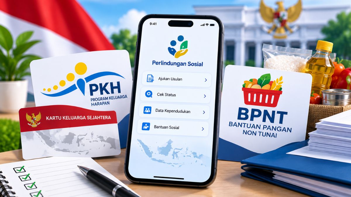 Cara Daftar Perlinsos 2026 Online, Begini Langkah Ajukan PKH dan BPNT