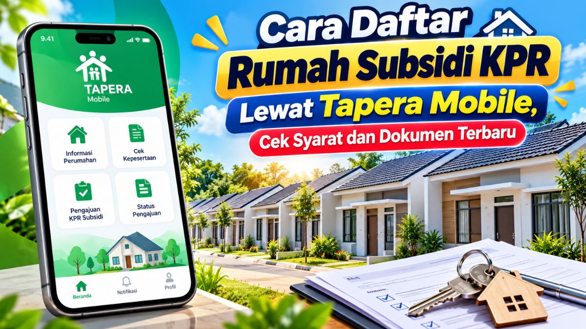 Cara Daftar Rumah Subsidi KPR Lewat Tapera Mobile, Cek Syarat dan Dokumen Terbaru