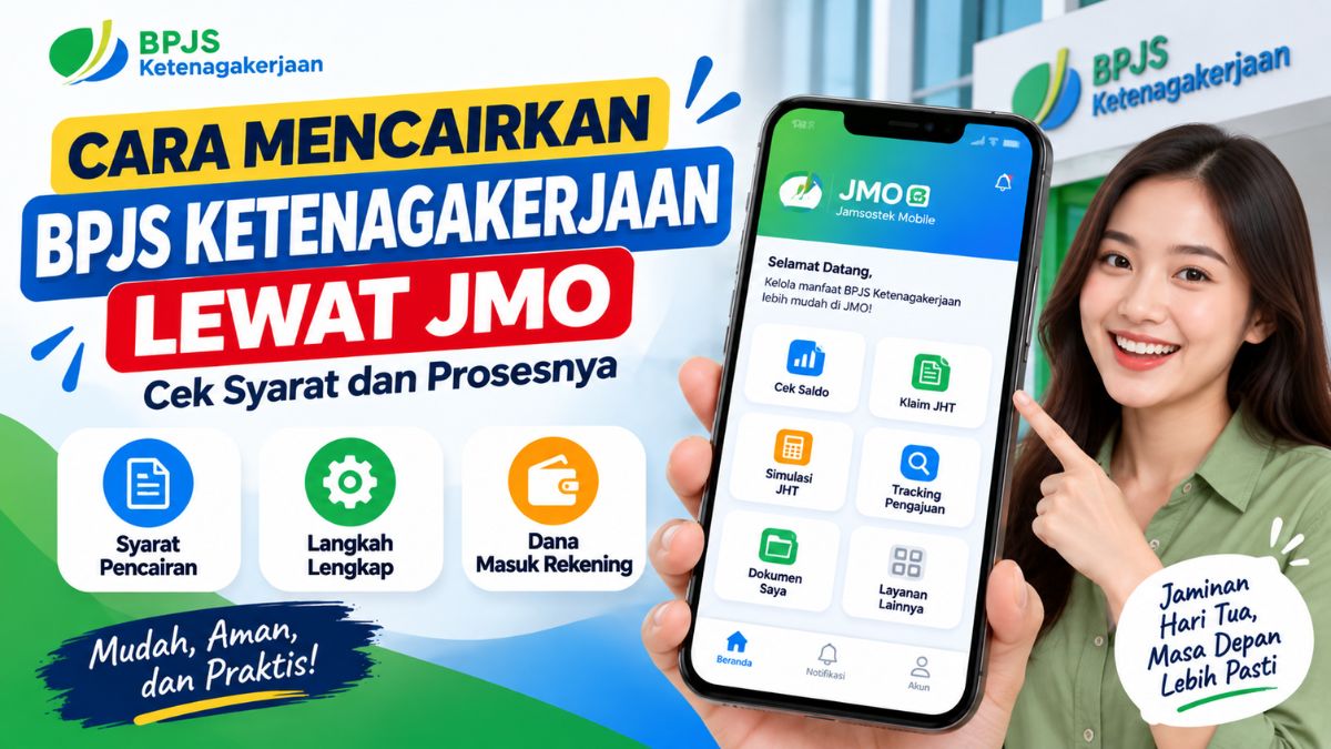Cara Mencairkan BPJS Ketenagakerjaan Lewat JMO, Cek Syarat dan Prosesnya