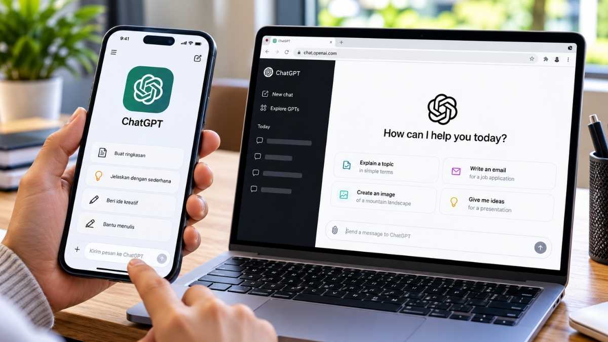 Cara Menggunakan ChatGPT Gratis Terbaru 2026 di HP dan Laptop Tanpa Ribet