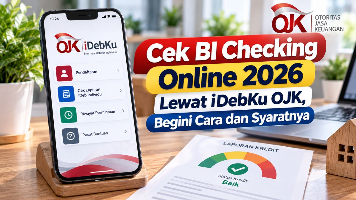 Cek BI Checking Online 2026 Lewat iDebKu OJK, Begini Cara dan Syaratnya