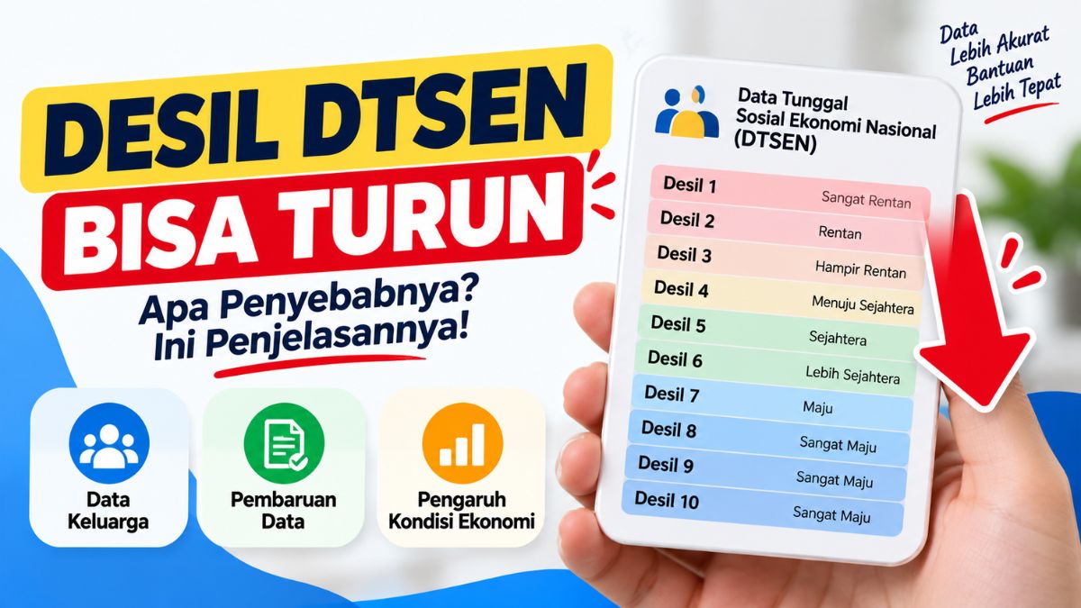 Desil DTSEN Bisa Turun? Ini Cara Cek dan Ajukan Perbaikan Data