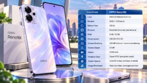OPPO Reno16t Resmi Hadir dengan Kamera 200MP, Cek Spesifikasi dan Harganya