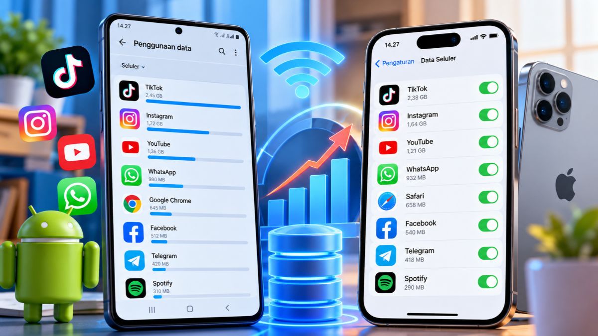 Cara Cek Aplikasi yang Boros Kuota di Android dan iPhone Tanpa Aplikasi Tambahan