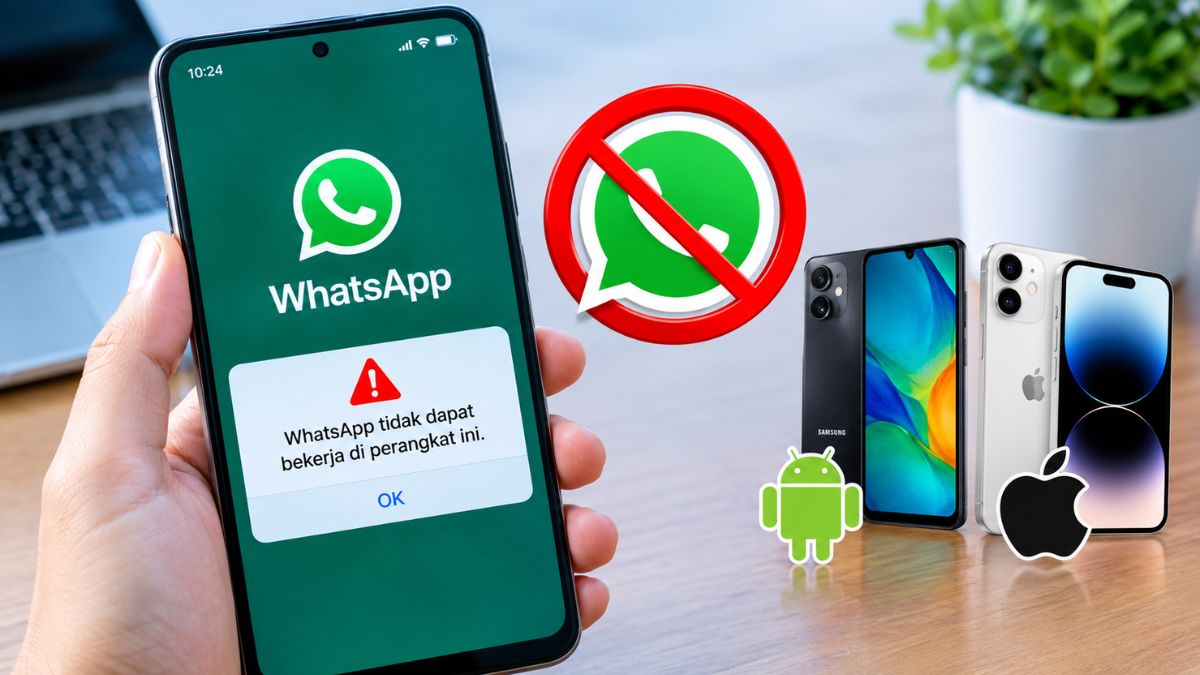Daftar HP yang Gak Bisa Buka WhatsApp Oktober 2026, Cek Android dan iPhone