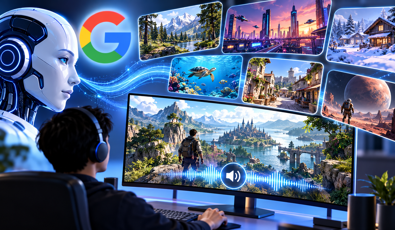 Google DeepMind Perkenalkan Genie 4, AI Pembuat Dunia Virtual Interaktif dengan Audio Realistis