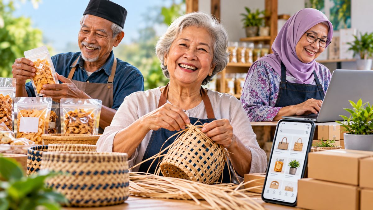 Lansia Tetap Produktif Lewat PNM Lansiapreneur, Simak Peluang Usaha dan Manfaat Pemberdayaannya