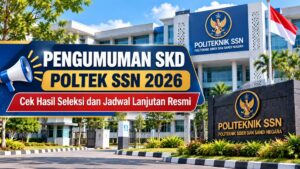 Pengumuman SKD Poltek SSN 2026, Cek Hasil Seleksi dan Jadwal Lanjutan Resmi