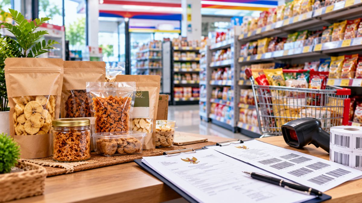 Tips Produk UMKM Masuk Minimarket, Siapkan Legalitas, Kemasan, Barcode dan Produksi