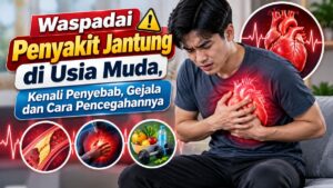 Waspadai Penyakit Jantung di Usia Muda, Kenali Penyebab, Gejala dan Cara Pencegahannya